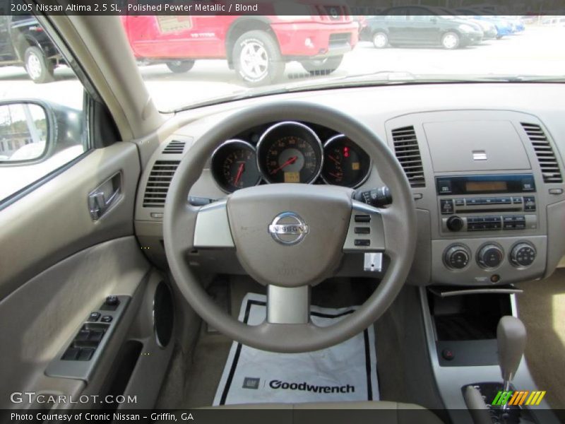 Polished Pewter Metallic / Blond 2005 Nissan Altima 2.5 SL