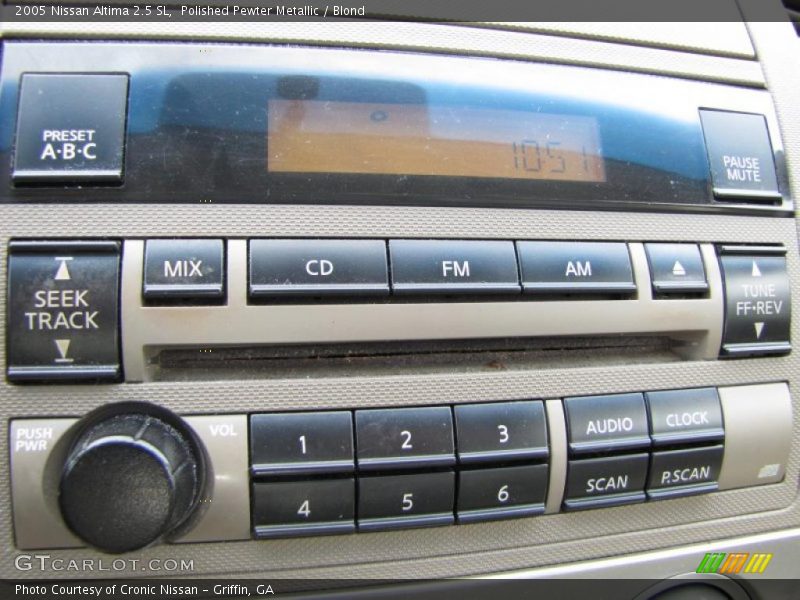 Polished Pewter Metallic / Blond 2005 Nissan Altima 2.5 SL