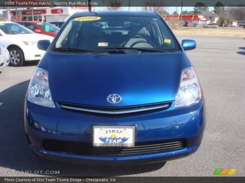 Spectra Blue Mica / Gray 2008 Toyota Prius Hybrid