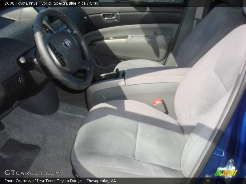 Spectra Blue Mica / Gray 2008 Toyota Prius Hybrid