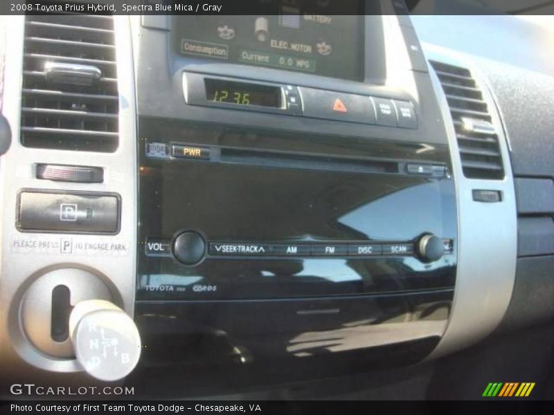 Spectra Blue Mica / Gray 2008 Toyota Prius Hybrid