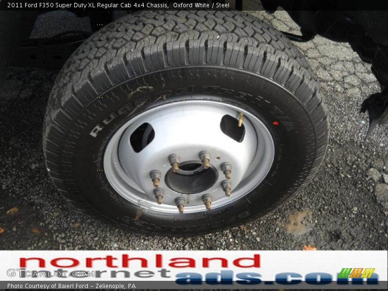 Oxford White / Steel 2011 Ford F350 Super Duty XL Regular Cab 4x4 Chassis