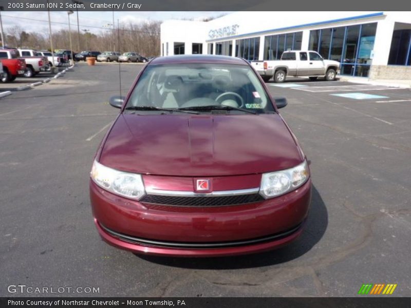 Cranberry / Gray 2003 Saturn ION 2 Sedan