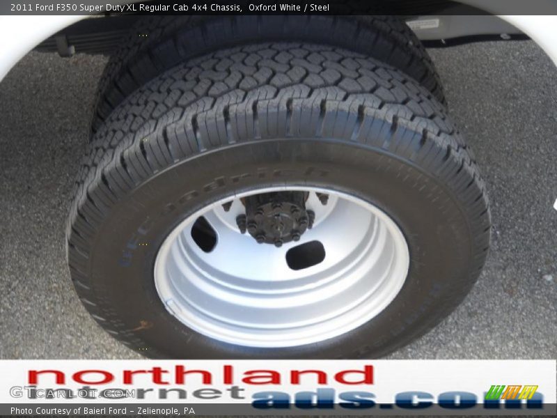 Oxford White / Steel 2011 Ford F350 Super Duty XL Regular Cab 4x4 Chassis