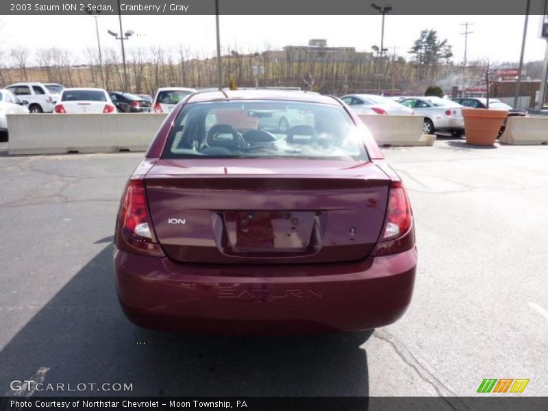 Cranberry / Gray 2003 Saturn ION 2 Sedan