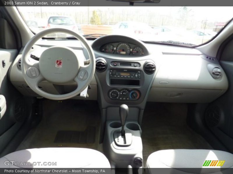 Cranberry / Gray 2003 Saturn ION 2 Sedan