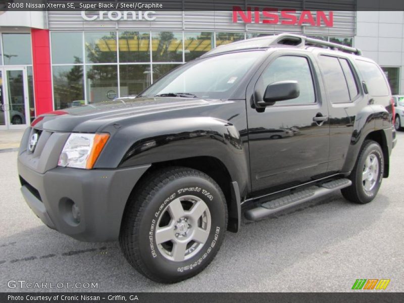 Super Black / Steel/Graphite 2008 Nissan Xterra SE