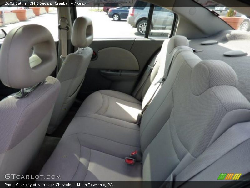 Cranberry / Gray 2003 Saturn ION 2 Sedan