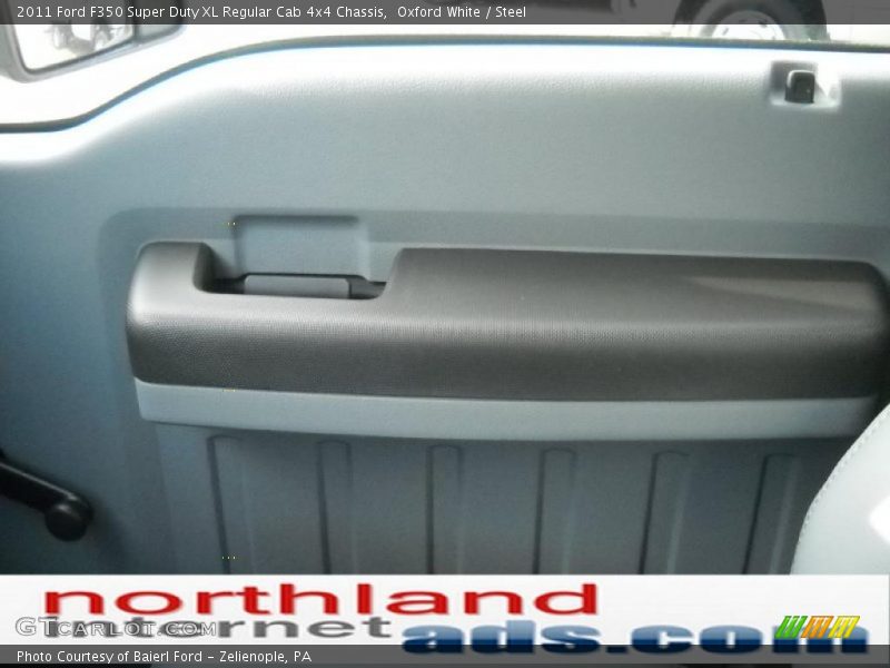 Oxford White / Steel 2011 Ford F350 Super Duty XL Regular Cab 4x4 Chassis