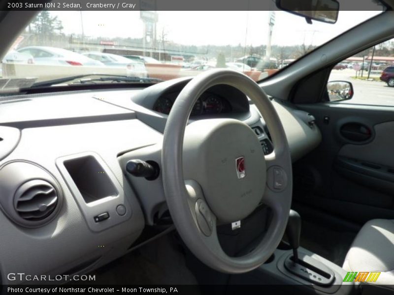 Cranberry / Gray 2003 Saturn ION 2 Sedan