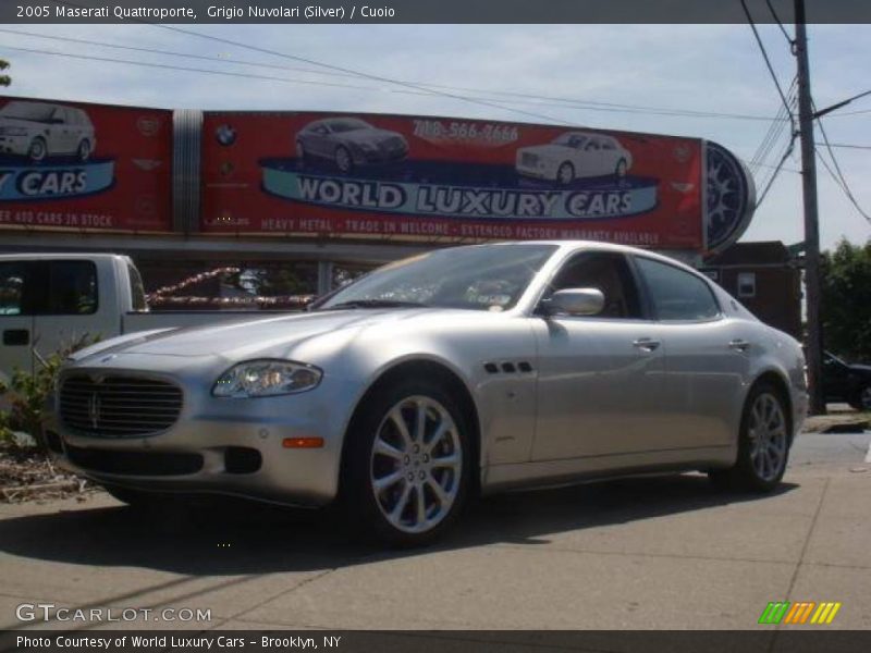 Grigio Nuvolari (Silver) / Cuoio 2005 Maserati Quattroporte