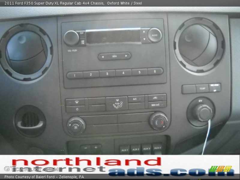 Oxford White / Steel 2011 Ford F350 Super Duty XL Regular Cab 4x4 Chassis