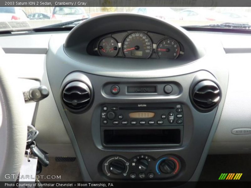Cranberry / Gray 2003 Saturn ION 2 Sedan