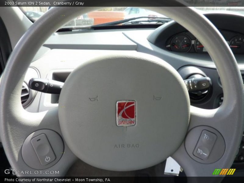 Cranberry / Gray 2003 Saturn ION 2 Sedan