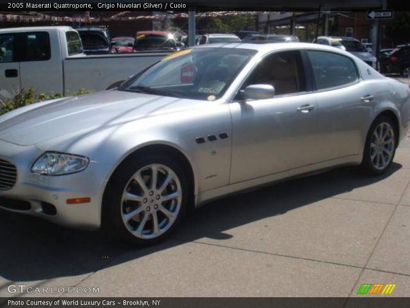 Grigio Nuvolari (Silver) / Cuoio 2005 Maserati Quattroporte