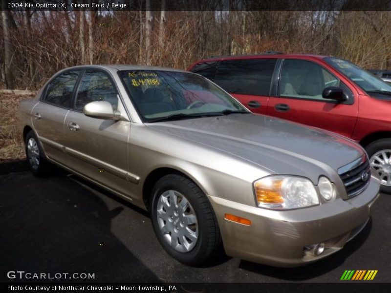 Cream Gold / Beige 2004 Kia Optima LX