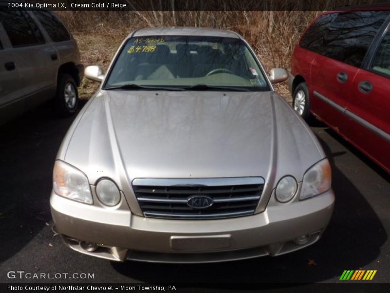 Cream Gold / Beige 2004 Kia Optima LX