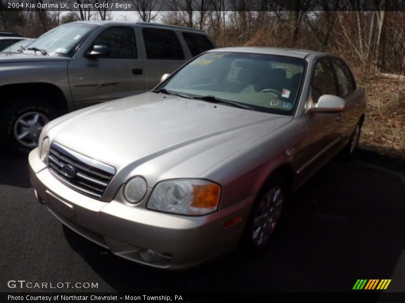 Cream Gold / Beige 2004 Kia Optima LX