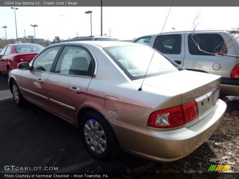 Cream Gold / Beige 2004 Kia Optima LX