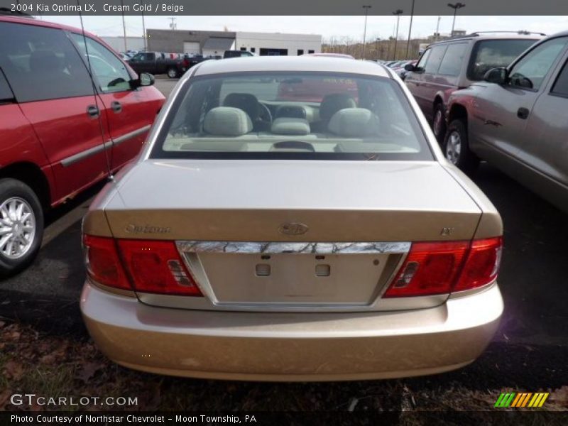 Cream Gold / Beige 2004 Kia Optima LX