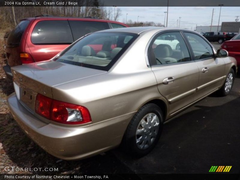 Cream Gold / Beige 2004 Kia Optima LX