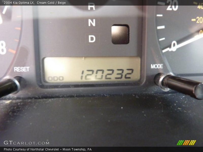 Cream Gold / Beige 2004 Kia Optima LX