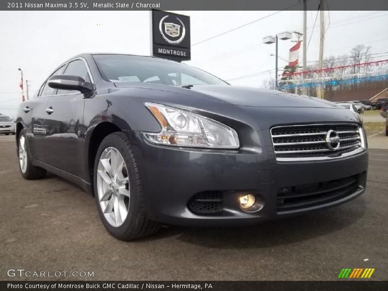 Metallic Slate / Charcoal 2011 Nissan Maxima 3.5 SV
