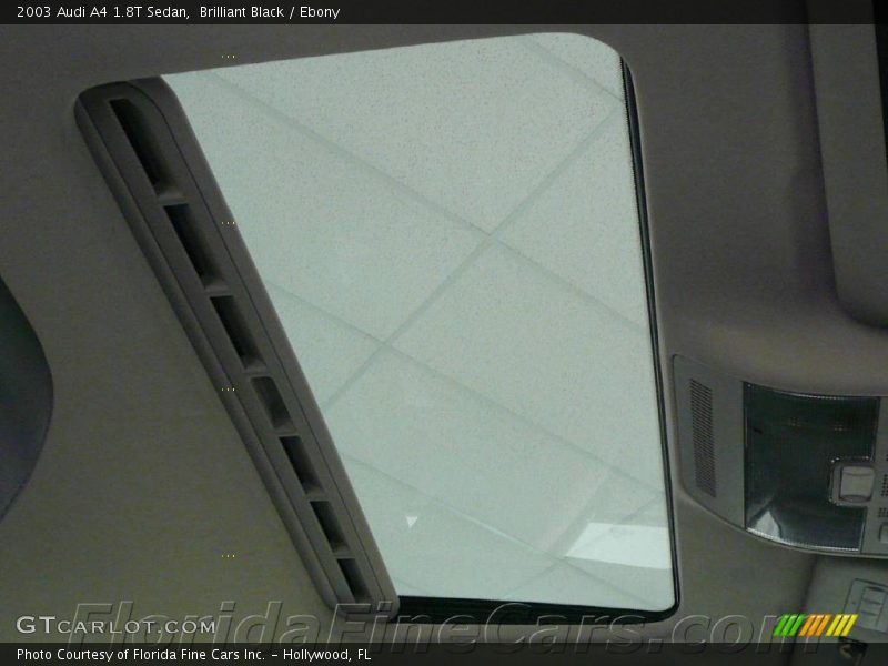 Brilliant Black / Ebony 2003 Audi A4 1.8T Sedan