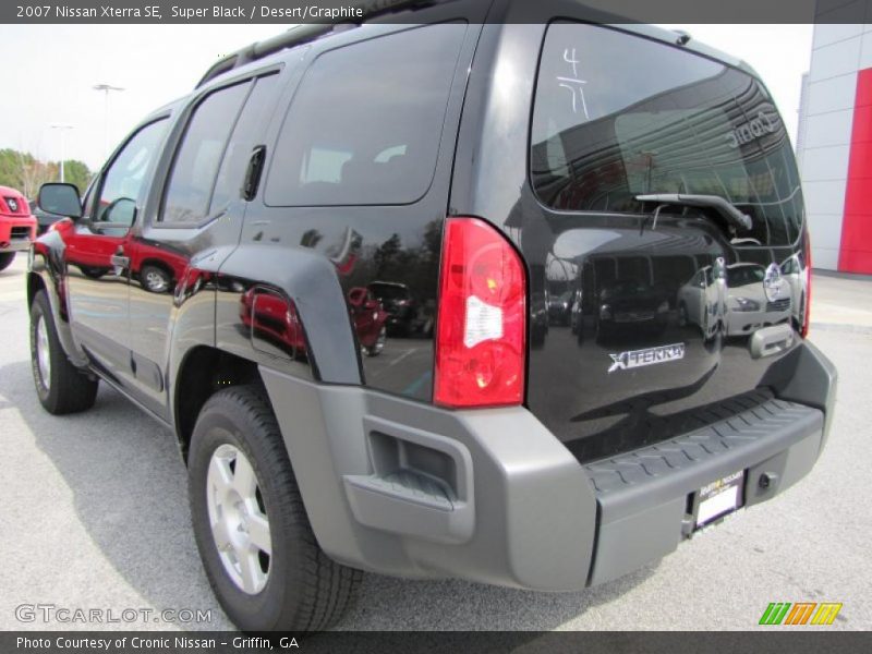 Super Black / Desert/Graphite 2007 Nissan Xterra SE