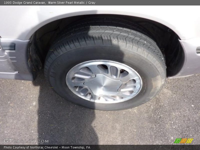 Warm Silver Pearl Metallic / Gray 1993 Dodge Grand Caravan