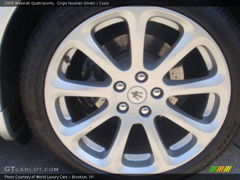 Grigio Nuvolari (Silver) / Cuoio 2005 Maserati Quattroporte