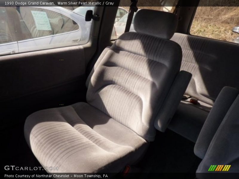 Warm Silver Pearl Metallic / Gray 1993 Dodge Grand Caravan