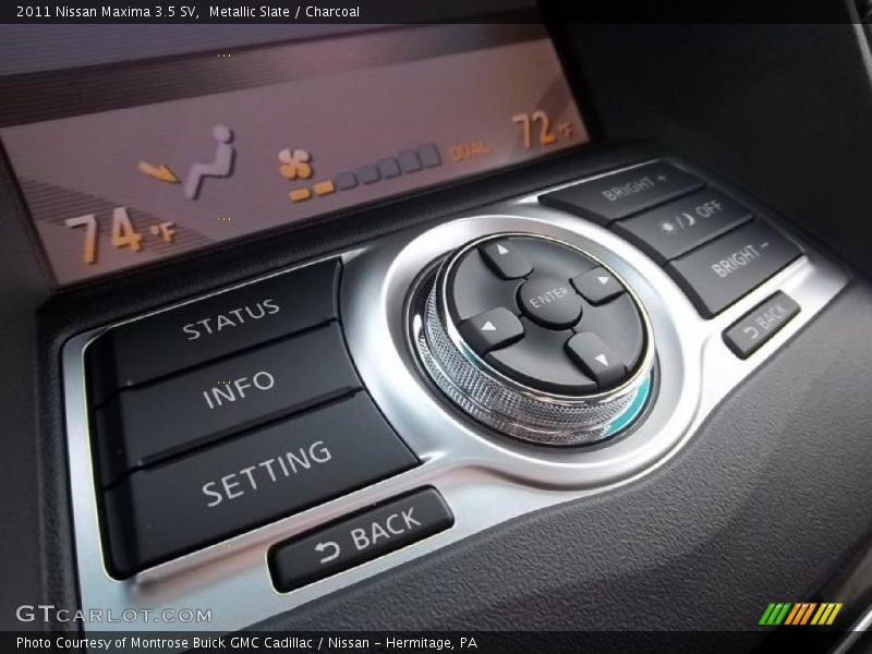 Metallic Slate / Charcoal 2011 Nissan Maxima 3.5 SV