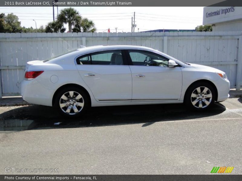 Summit White / Dark Titanium/Light Titanium 2011 Buick LaCrosse CXS