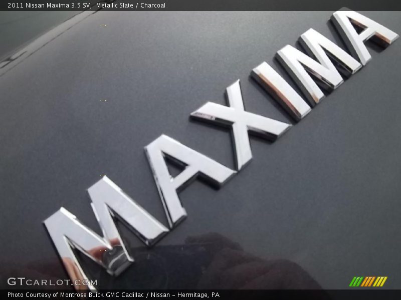 Metallic Slate / Charcoal 2011 Nissan Maxima 3.5 SV