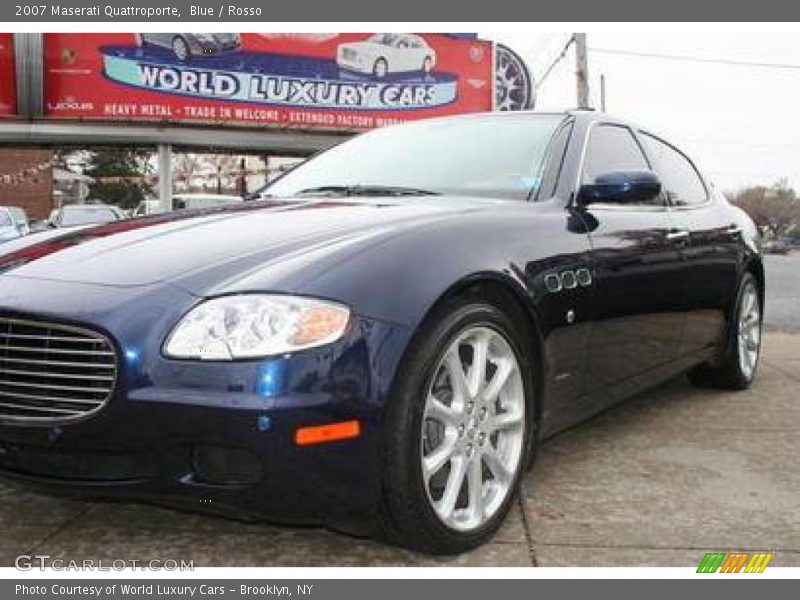 Blue / Rosso 2007 Maserati Quattroporte