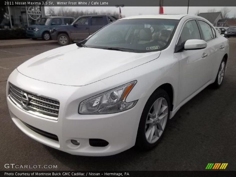 Front 3/4 View of 2011 Maxima 3.5 SV