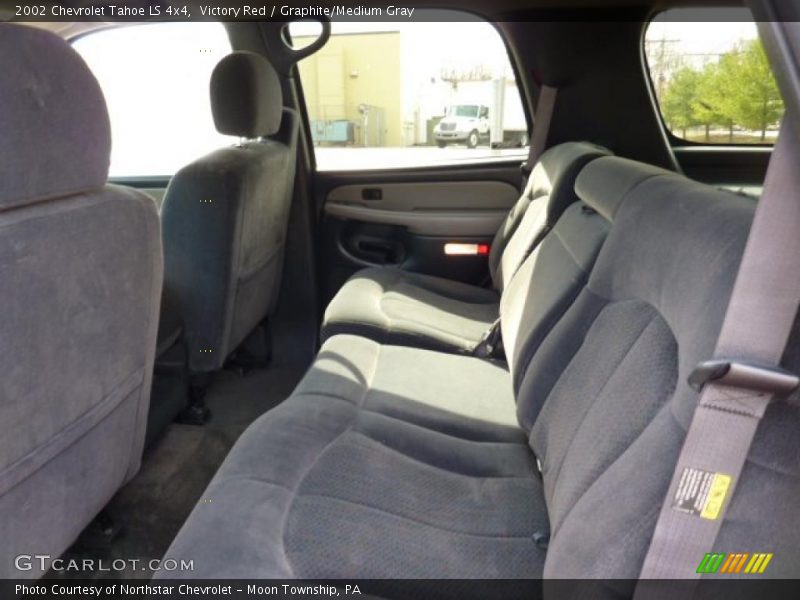 Victory Red / Graphite/Medium Gray 2002 Chevrolet Tahoe LS 4x4