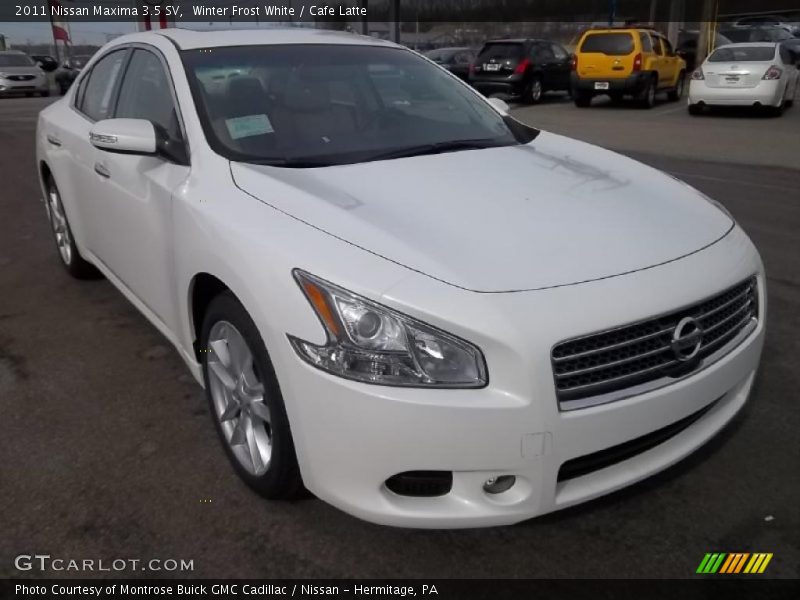  2011 Maxima 3.5 SV Winter Frost White