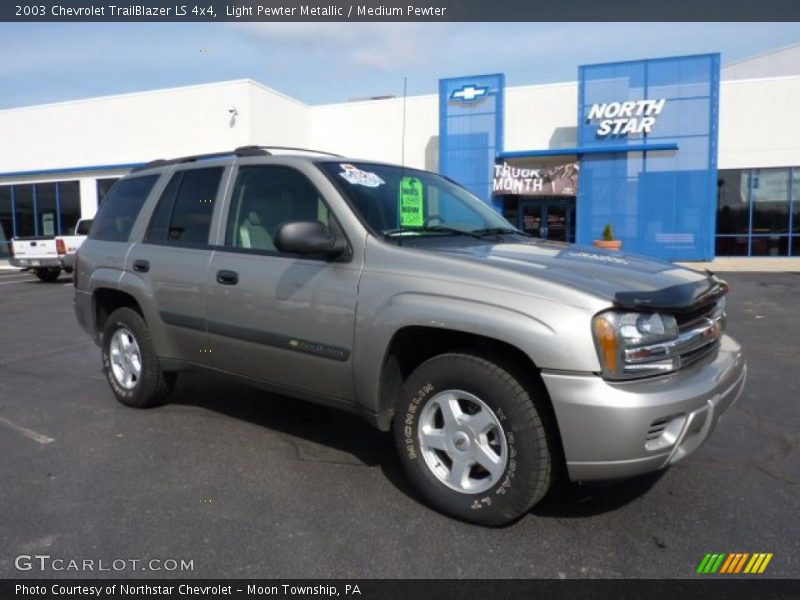 Light Pewter Metallic / Medium Pewter 2003 Chevrolet TrailBlazer LS 4x4