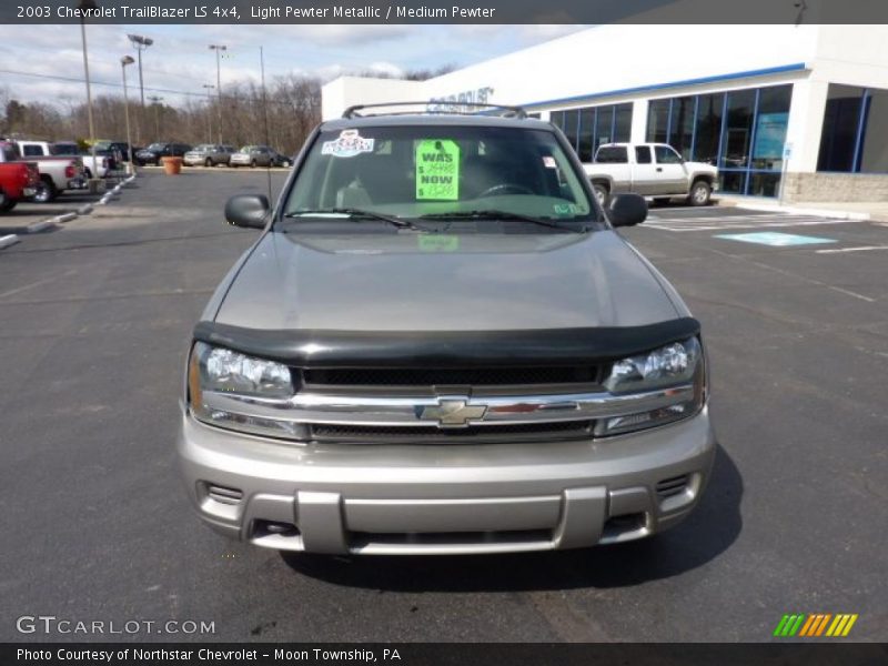 Light Pewter Metallic / Medium Pewter 2003 Chevrolet TrailBlazer LS 4x4