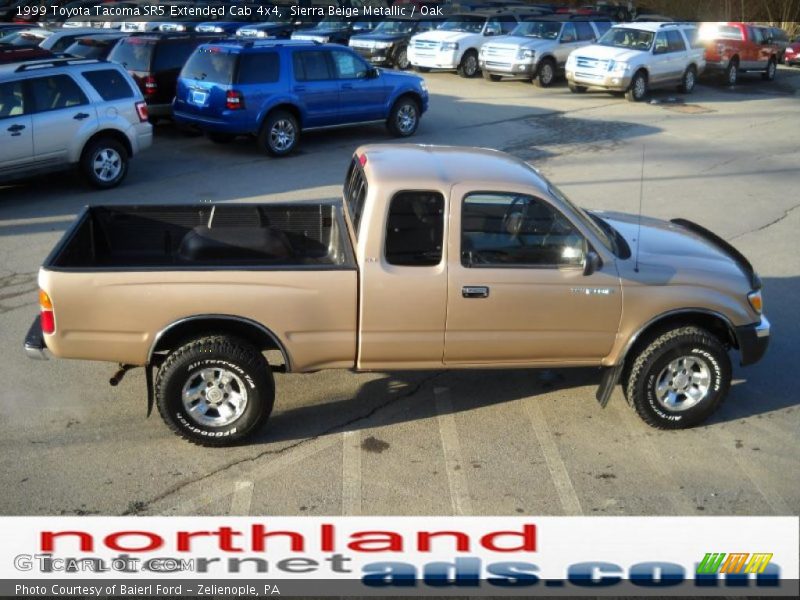 Sierra Beige Metallic / Oak 1999 Toyota Tacoma SR5 Extended Cab 4x4