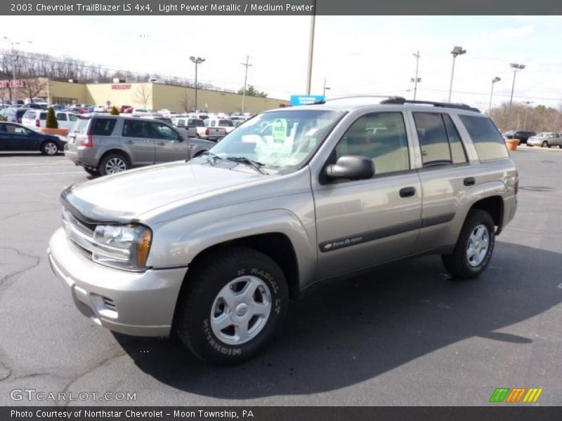 Light Pewter Metallic / Medium Pewter 2003 Chevrolet TrailBlazer LS 4x4