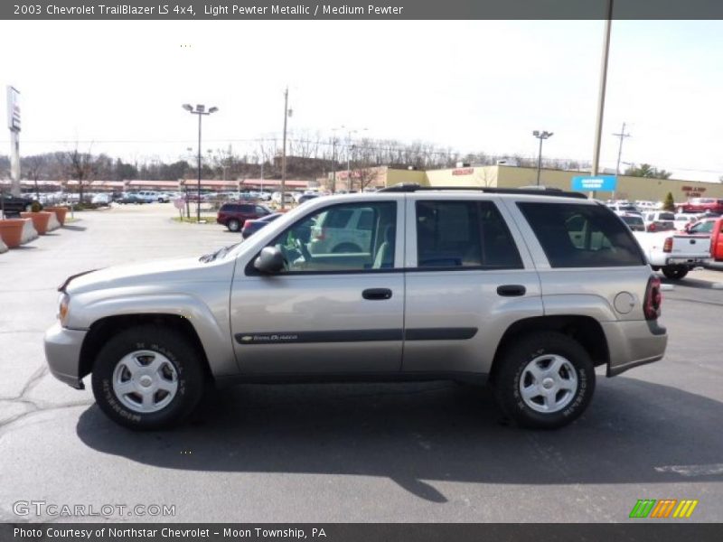 Light Pewter Metallic / Medium Pewter 2003 Chevrolet TrailBlazer LS 4x4