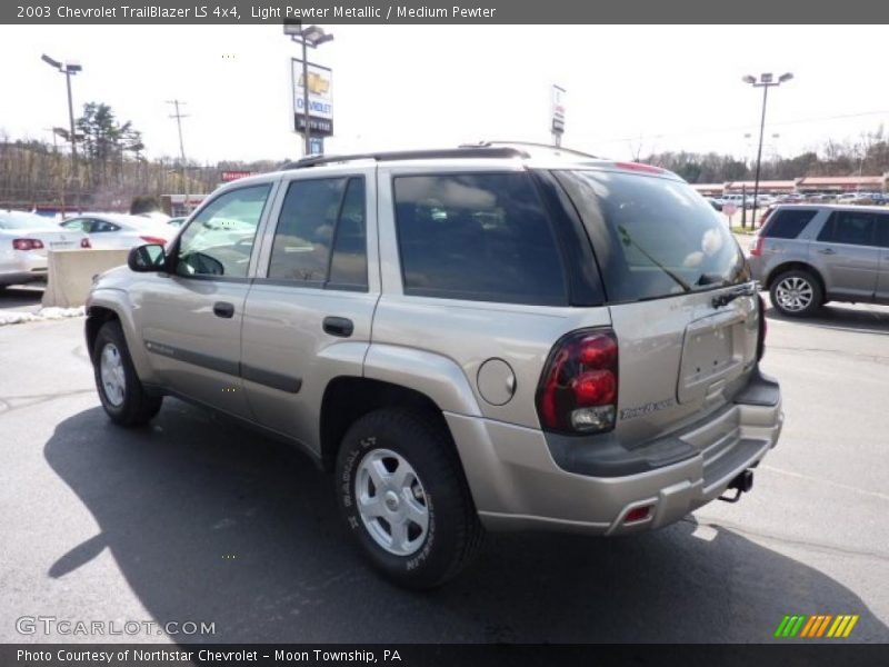 Light Pewter Metallic / Medium Pewter 2003 Chevrolet TrailBlazer LS 4x4