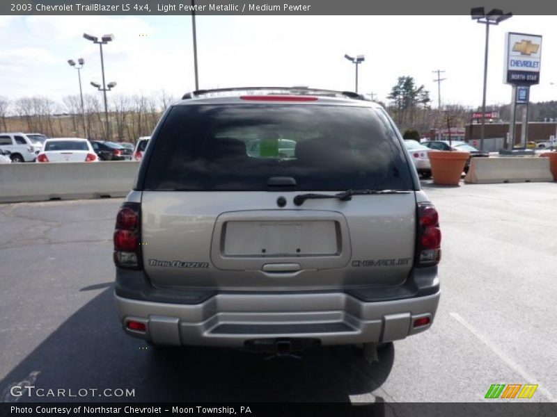 Light Pewter Metallic / Medium Pewter 2003 Chevrolet TrailBlazer LS 4x4