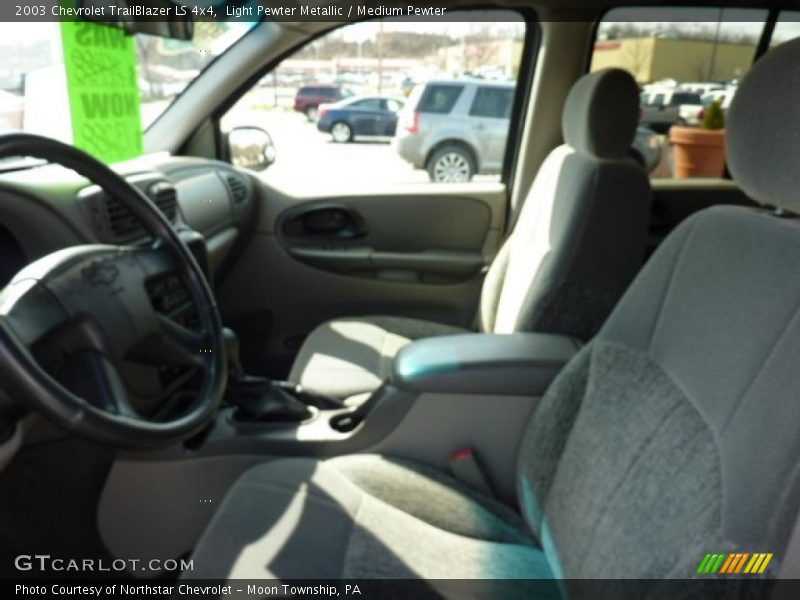 Light Pewter Metallic / Medium Pewter 2003 Chevrolet TrailBlazer LS 4x4
