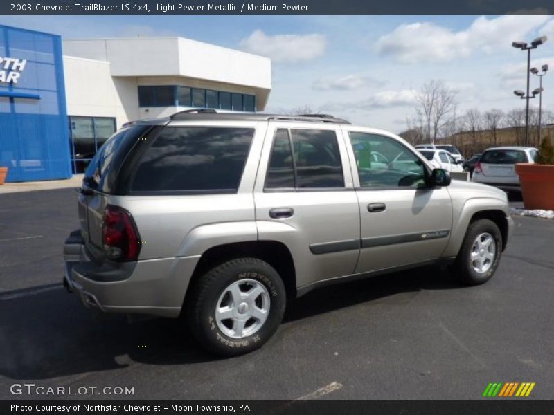 Light Pewter Metallic / Medium Pewter 2003 Chevrolet TrailBlazer LS 4x4