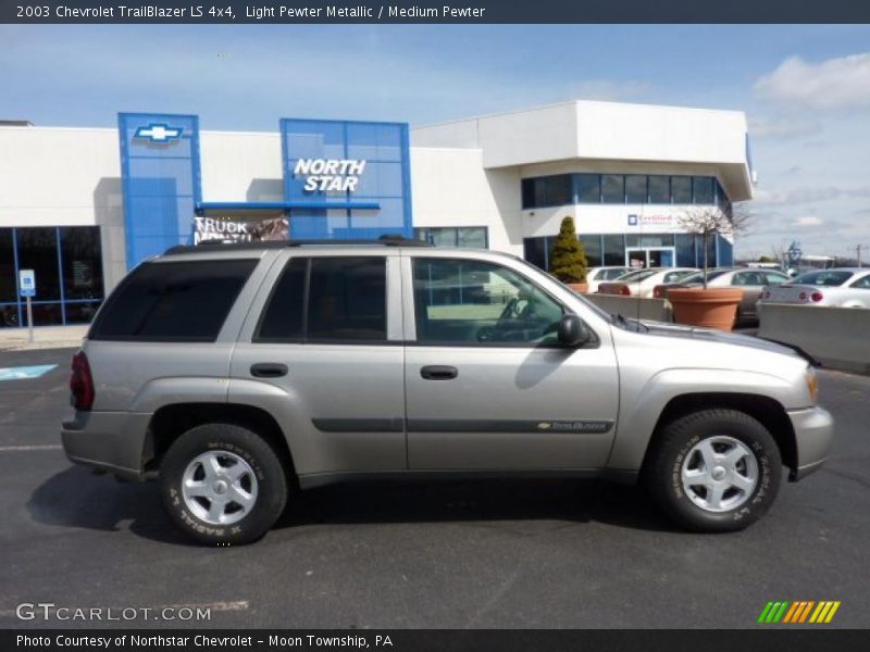 Light Pewter Metallic / Medium Pewter 2003 Chevrolet TrailBlazer LS 4x4