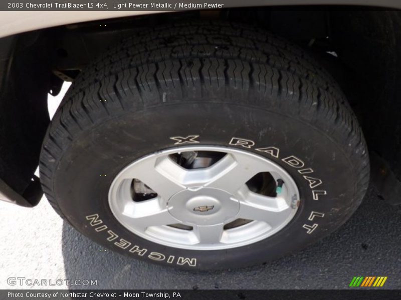 Light Pewter Metallic / Medium Pewter 2003 Chevrolet TrailBlazer LS 4x4